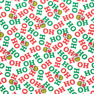 How the Grinch Stole Christmas - Ho Ho Ho Holiday Yardage