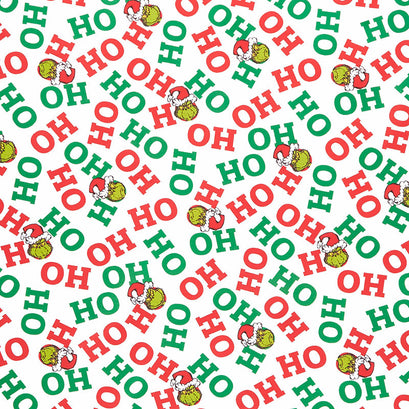 How the Grinch Stole Christmas - Ho Ho Ho Holiday Yardage