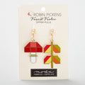 Forest Frolic Zipper Pulls - Mushroom Alternative View #1