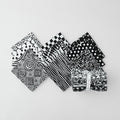 Saturday Stash - Kaffe Fassett Collective Black and White Fat Quarter Bundle Primary Image