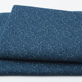 Delicate Vines Indigo 108" Wide Backing 3 Yard Cut