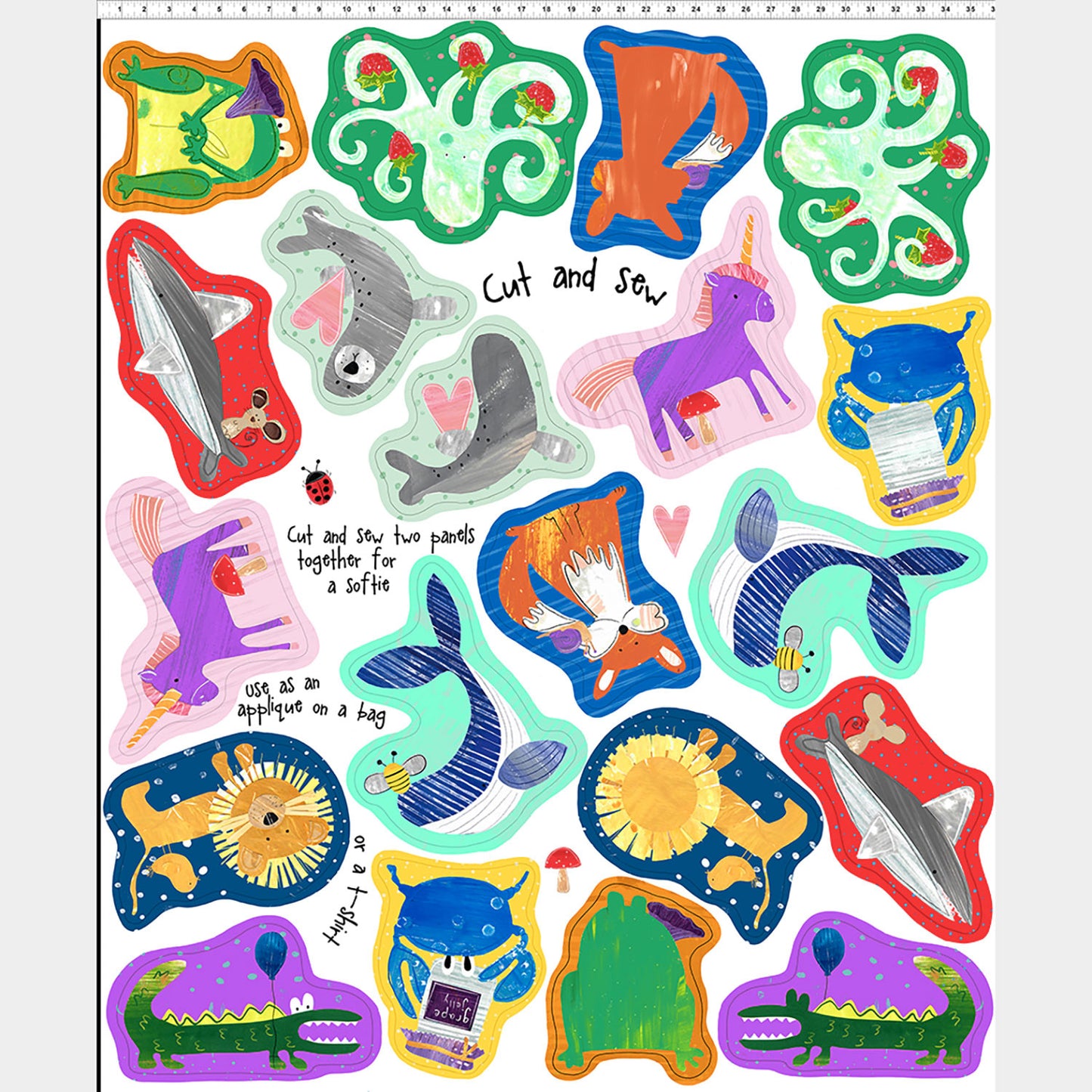 ABC's Of Color - Animal Cutouts Multi Panel Primary Image