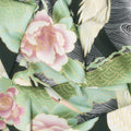 Imperial Collection - Honoka Plum Colorstory Cranes Black Metallic Yardage Alternative View #1