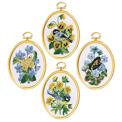 Birds & Butterflies Embroidery Set Kit