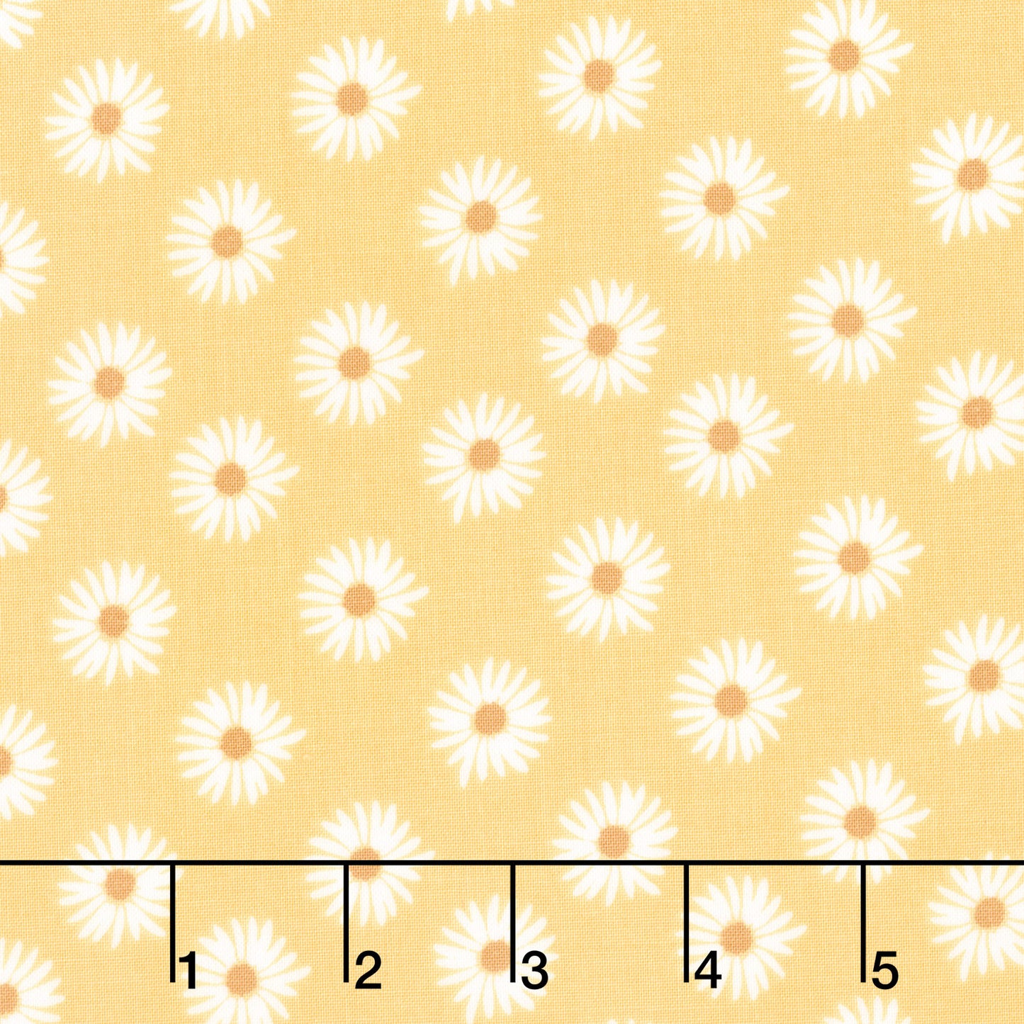 Flora No. 6 - Daisies Yellow Yardage Primary Image