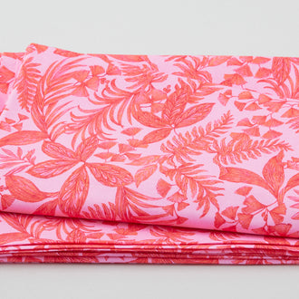 Exotica - Tropical Toile Pink 2 Yard Cut
