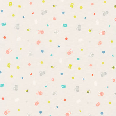 Delivered with Love - Littles Grey Yardage