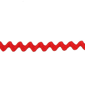 Lori Holt Vintage Ric Rac Small Trim - Riley Red 1/4' Poly