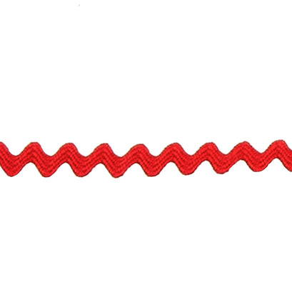 Lori Holt Vintage Ric Rac Small Trim - Riley Red 1/4' Poly