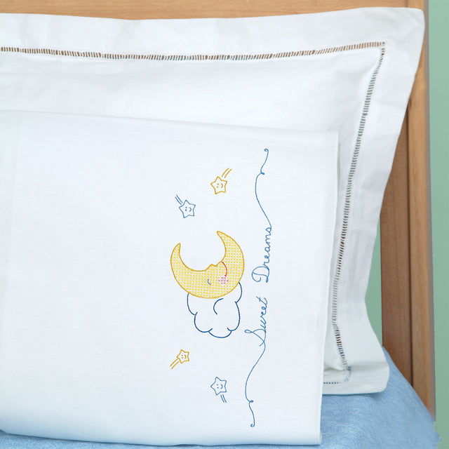 Sweet Dreams Embroidery Child Pillowcase Primary Image