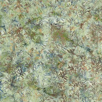Natural Healing Batiks - Rosemary Green Gecko Yardage