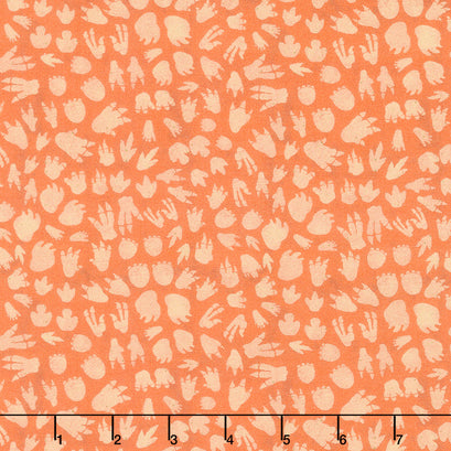Age of the Dinosaurs - Tracks Burnt Orange Yardage