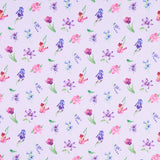 Deborah's Garden - Floral Toss Lilac Multi Yardage Primary Image