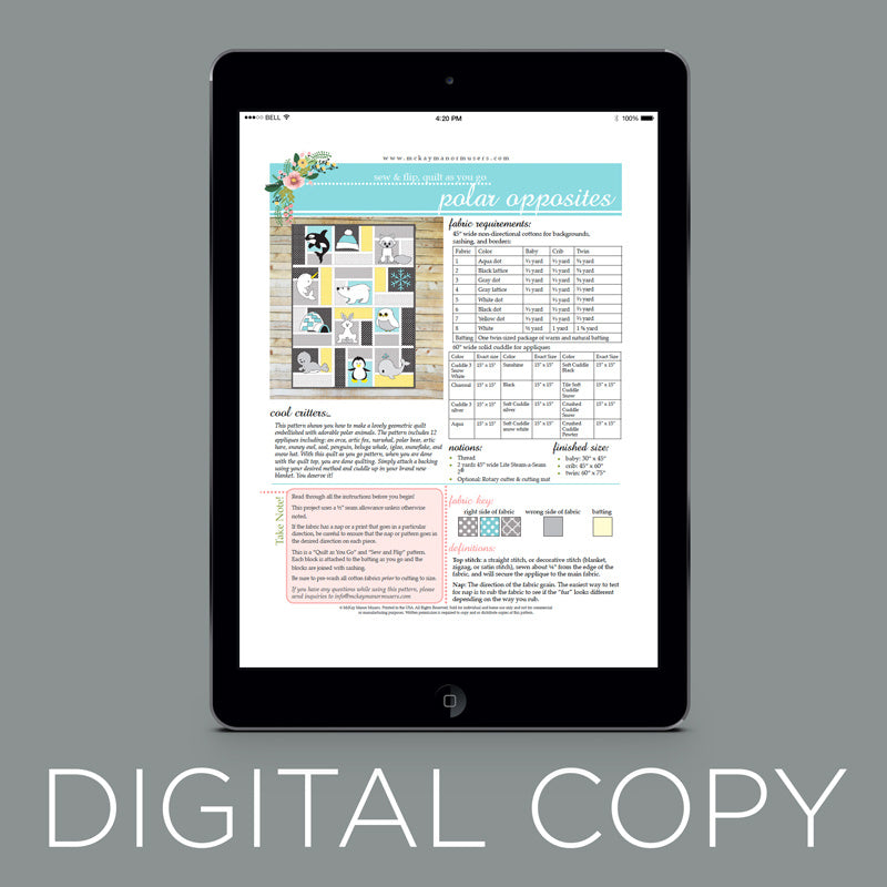 Digital Download - Polar Opposites Quilt Pattern Primary Image