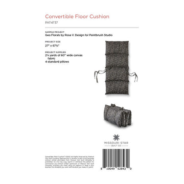 Convertible Floor Cushion Pattern by Missouri Star Alternative View #1