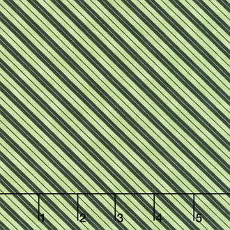 The Boo Crew - Stripes Green Yardage