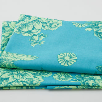 Kaffe Fassett - Stash Stone Flower Turquoise 2 Yard Cut