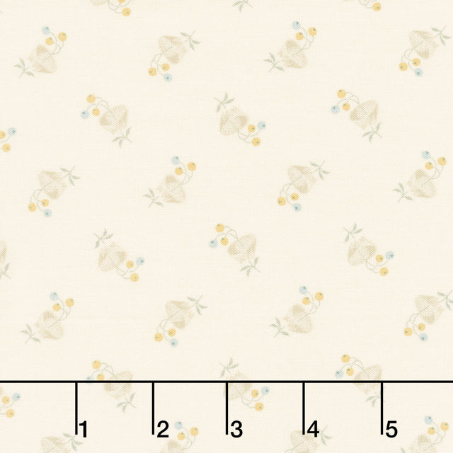 English Garden - Bachelor Button Biscuits Yardage Primary Image
