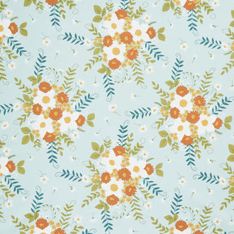 Ponderosa - Country Floral Sky Yardage