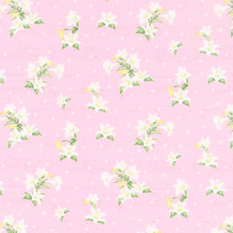 Monthly Placemat Coordinate - April Lily Pink Yardage Primary Image