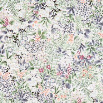 Imperial Collection - Honoka Plum Colorstory Foliage Garden Metallic Yardage