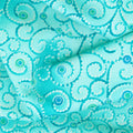 Inspiration Collection For Ovarian Cancer - Scroll Teal Yardage Alternative View #1