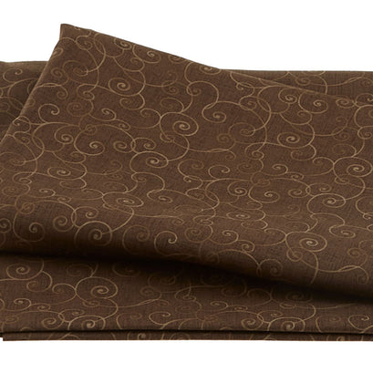Whimsy Basics - Soothing Swirl Spa Medium Brown 3 Yard Cut