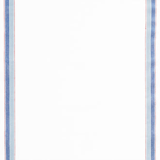 Toweling Basics - Two Tone Border Stripe Blueberry 16" Toweling Yardage
