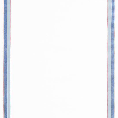 Toweling Basics - Two Tone Border Stripe Blueberry 16" Toweling Yardage