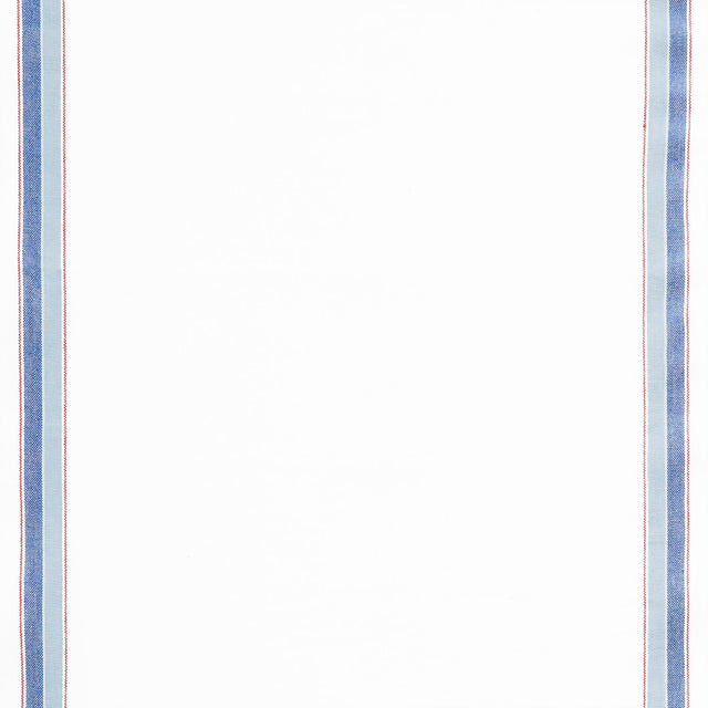 Toweling Basics - Two Tone Border Stripe Blueberry Yardage Primary Image