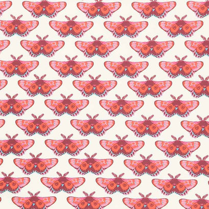 Firefly - Glow Moth Fire Metallic Yardage