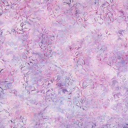 English Lavender Batiks - Rosemary Pink Blush Yardage