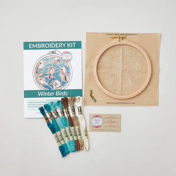 Winter Birds Embroidery Kit Alternative View #3