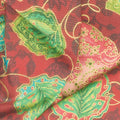 Jeweled Leaves - Pumpkins Crimson Yardage Alternative View #1