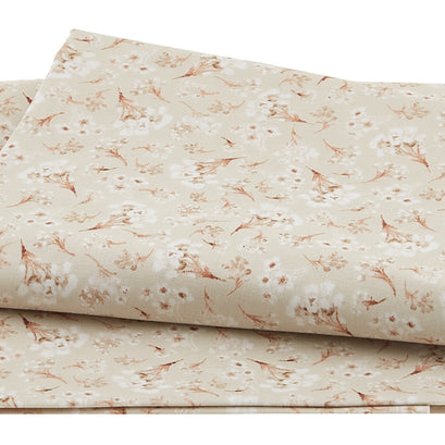 Little Ones - Small Floral Bouquets Beige 2 Yard Cut