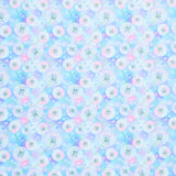Fanciful Fronds - Ethereal Dandelion Field Blue Yardage Primary Image