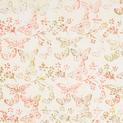 Tonga Honeycomb - Butterflies Blossom Yardage