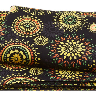 Harvest Gold - Medallions Black 3 Yard Cut