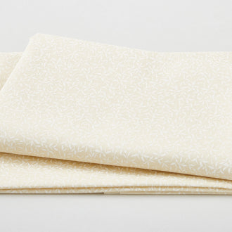 Neutral Notes - Leaves Cream 2 Yard Cut