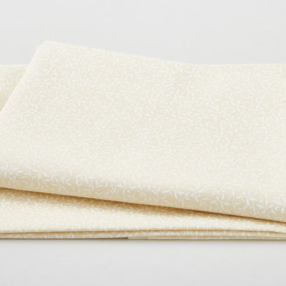 Neutral Notes - Leaves Cream 2 Yard Cut