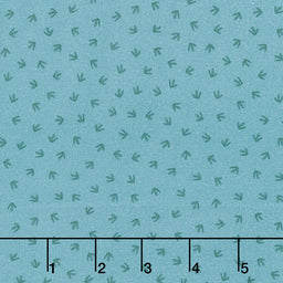 D Is For Dinosaur - Paw Prints Orion Digitally Printed Yardage Primary Image