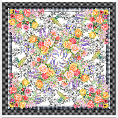 Decoupage - Floral Tablecloth Multi Panel