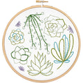Succulents Embroidery KIt Alternative View #1