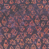 Chromatic Batiks - Triangles Purple Merlot Yardage Primary Image