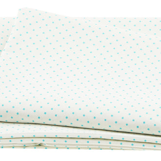 Swiss Dot Small Aqua 2 Yard Cut