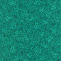 Quiet Grace - Scatter Garden Teal Yardage Primary Image