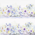 The Leah Collection - Border Stripe Periwinkle 8.25 Yard Cut Alternative View #1