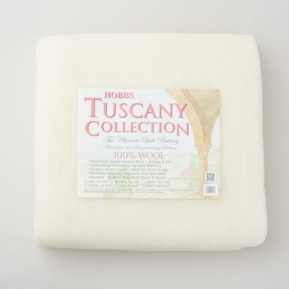 Hobbs Tuscany 100% Wool Batting - Twin 72" x 96"