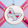 Butterfly Embroidery Kit Alternative View #1