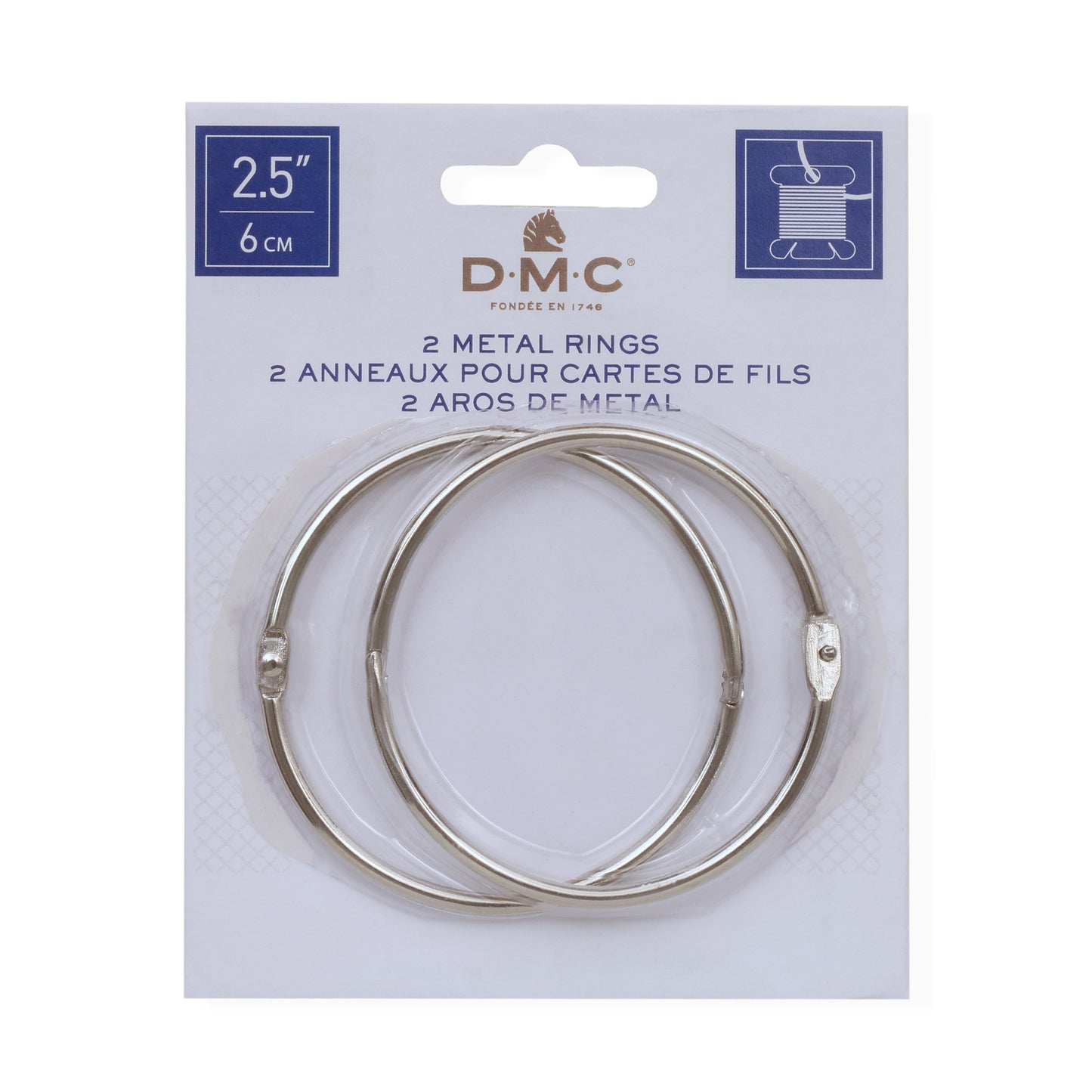 DMC Two 2-1/2" Metal Rings Primary Image